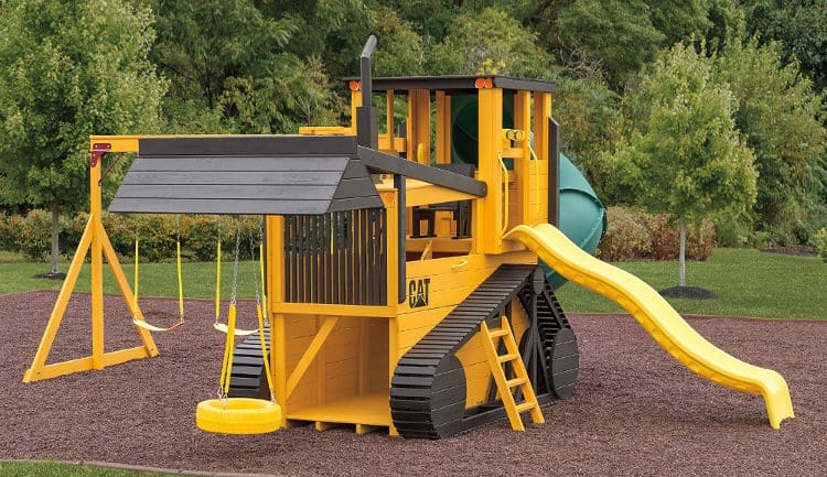 CAT style custom backyard playground