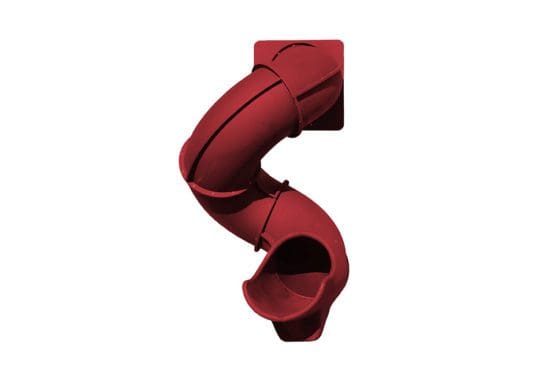 5′ Turbo Tube Slide in red